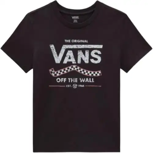 Vans T Shirts Women's Black Crew Neck