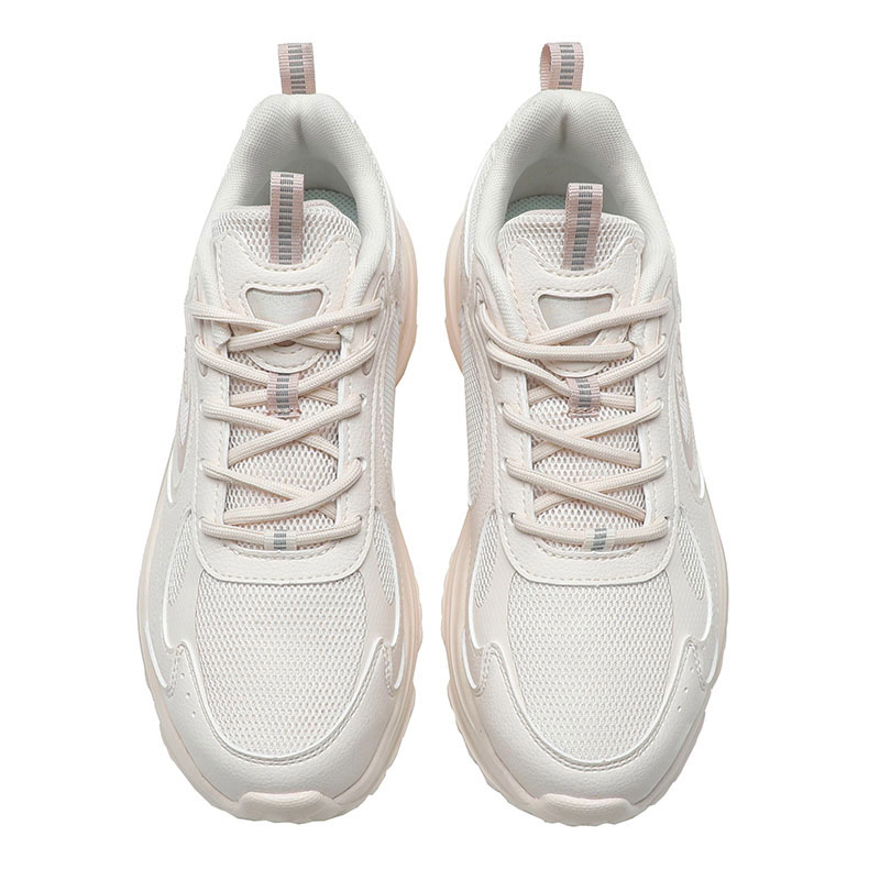 XTEP Breathable, Slip Resistant, And Abrasion Resistant Low top Outdoor Shoes Women’s Ivory Pink Brown