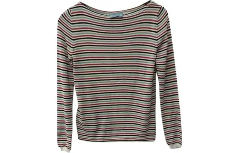 PRADA Sweaters Women's White Crew Neck Moderate Other