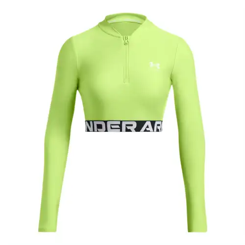 Under Armour HeatGear Crop Top Women's Green