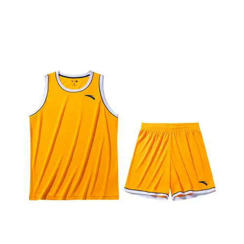 Anta Basketball Collection Casual Sportswear Men's Stone Orange Yellow/Pure White/Paradise Blue
