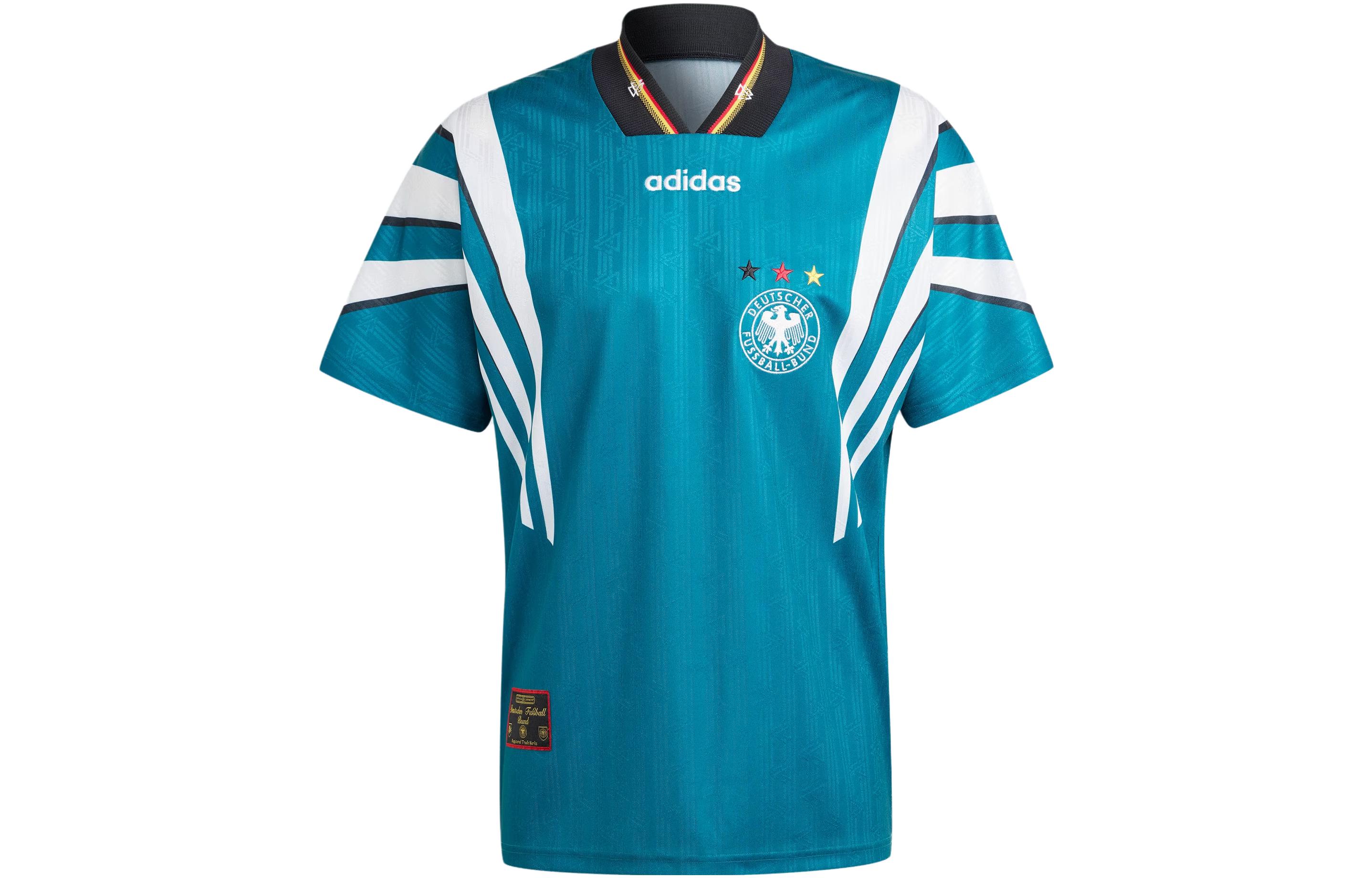 Мужская футболка adidas Germany 1996 Away Jersey (зеленая)