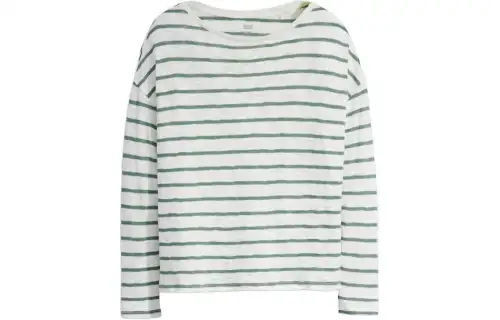 Levis Drop Shoulder Sleeve T Shirt Women's White