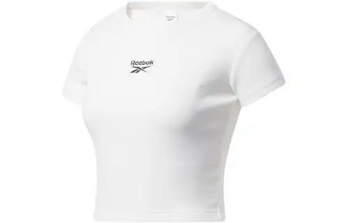 Reebok Cl Wde Ribbed Tee T Shirt Women's White