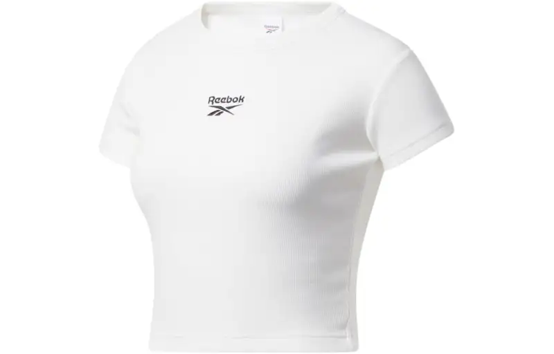 Reebok Cl Wde Ribbed Tee T Shirt Women's White