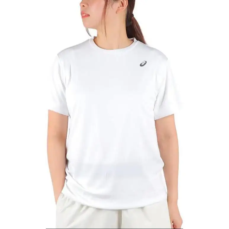 ASICS T Shirts Women's White Crew Neck