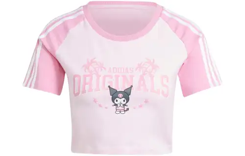 Adidas Originals x Hello Kitty/, T Shirt Women's Clear Pink