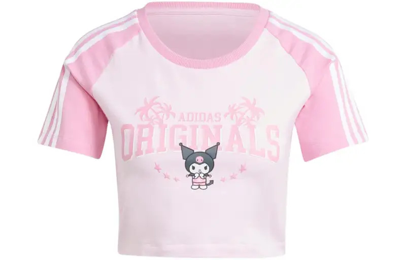 Adidas Originals x Hello Kitty/, T Shirt Women's Clear Pink