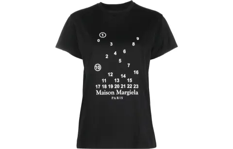 Maison Margiela Graphic Printed Crewneck T Shirt