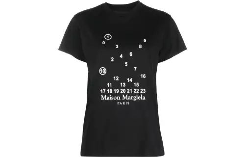 Maison Margiela Graphic Printed Crewneck T Shirt