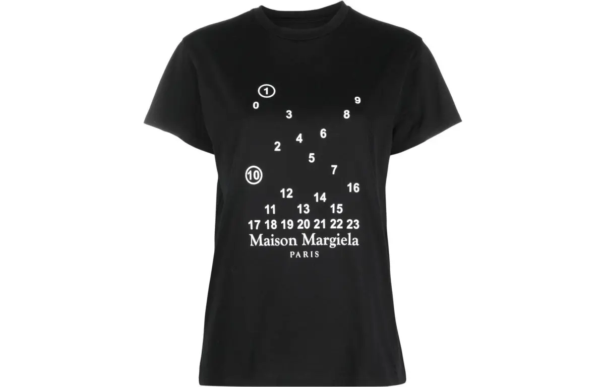 Maison Margiela Graphic Printed Crewneck T Shirt