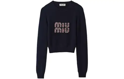 MIU MIU Sweater Women's Marine Blue