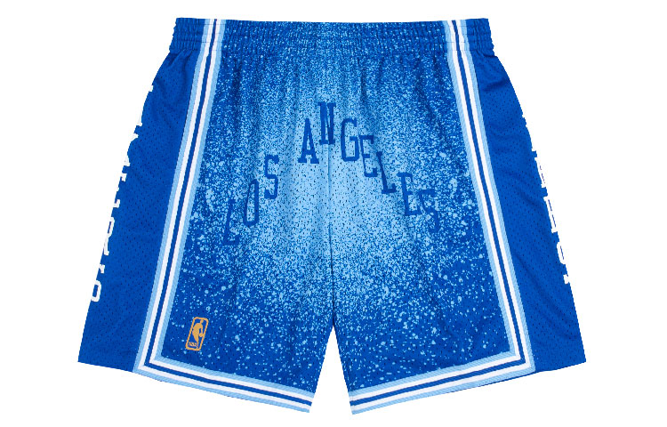 Mitchell Ness Basketball Shorts SW Fan Edition 96 97 Los Angeles Lakers Unisex Blue