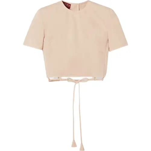 GUCCI Tie Hem Top