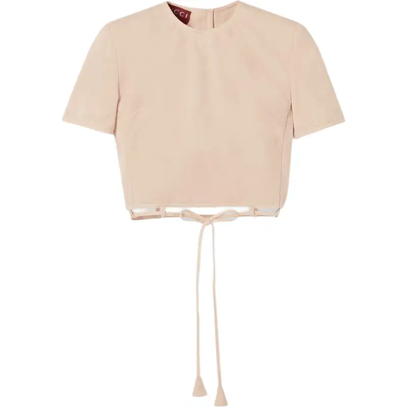 GUCCI Tie Hem Top