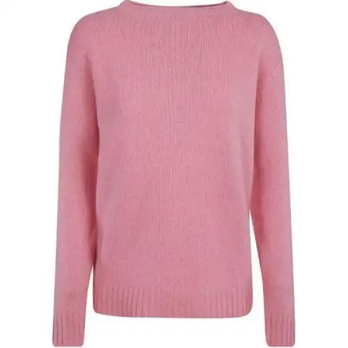 PRADA Sweaters Women's Pink Crew Neck Moderate Other