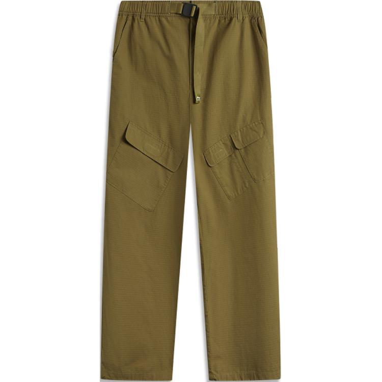 Li Ning Sports Life Collection Sports Pants Men’s Lizard Brown
