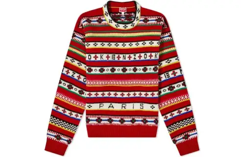 KENZO Fair Isle Jacquard Knitted Jumper