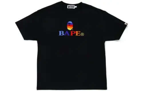 A BATHING APE T Shirts Women's Crew Neck Moderate Straight Fit