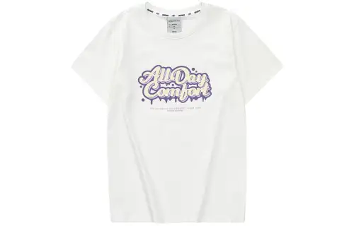 Skechers Colorful T Shirt Women's Marshmallow White