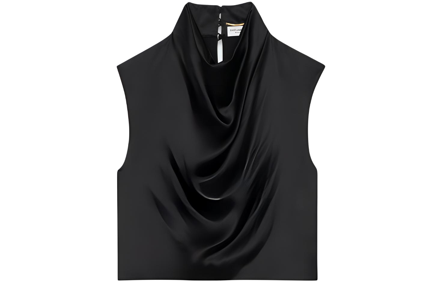 Женский топ SAINT LAURENT (черный)