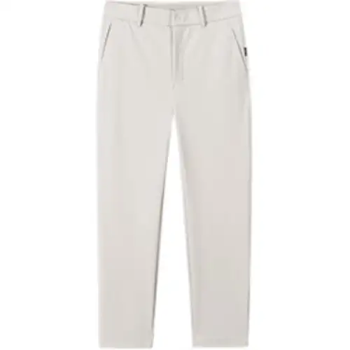 Anta Variety Training Collection Fleece Lined Slim Fit Water Repellent Sports Pants Men's Sand Dune Gray