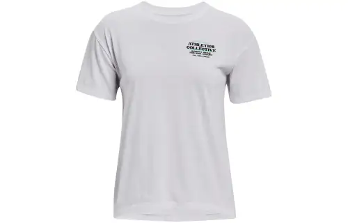 Under Armour Drop Shoulder Sleeve T Shirt Women's White