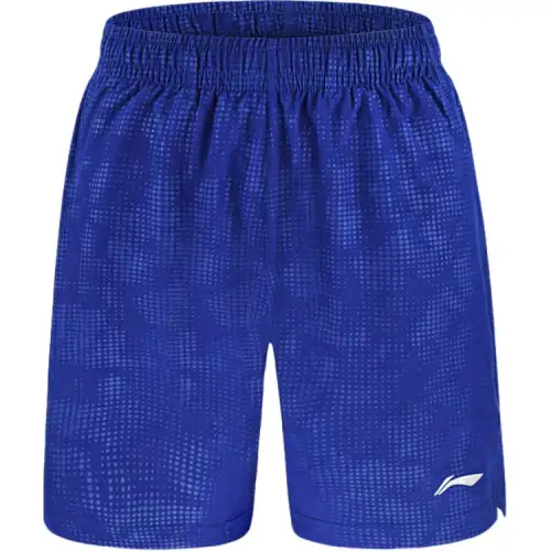 Li Ning Badminton Collection Sports Shorts Men's Space Blue