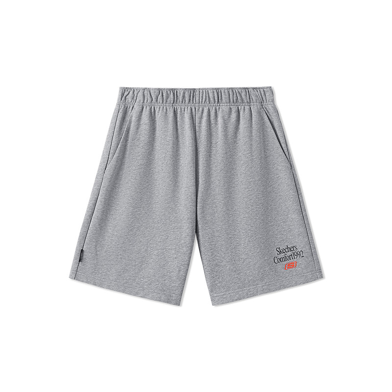 Skechers Sports Life Collection Sports Shorts Men’s Medium Heather Gray