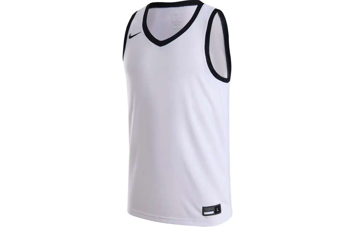 Nike DRI FIT CROSSOVER Basketball Jersey Men's White/Black/Black
