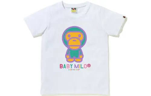 A BATHING APE T Shirts Women's Crew Neck Moderate Straight Fit