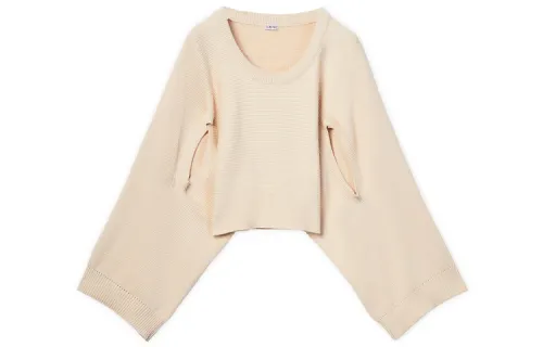 LOEWE SS21 Loose Fit Sweater Women's Ecru