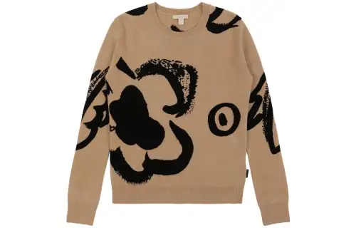 Burberry Sweaters Women's Khaki Crew Neck Moderate Other