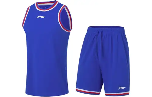 Li Ning, basketball blue set, with your logo imprint, men's style