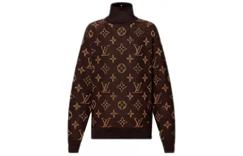 Lv Lurex Monogram Pullover