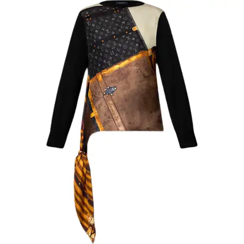 LOUIS VUITTON Regular T Shirt Women's Brown