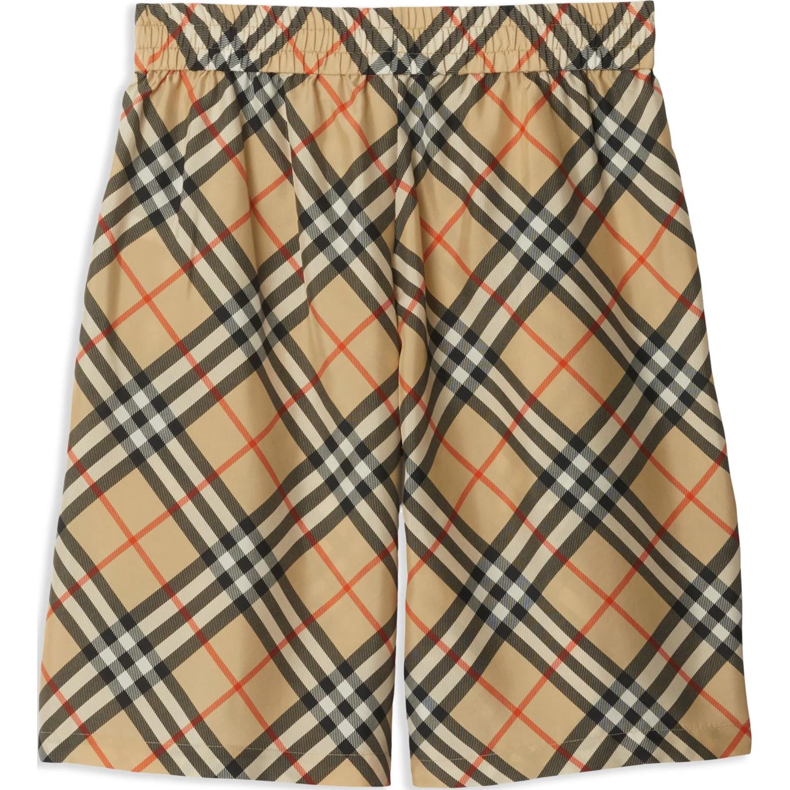 Burberry Vintage Checked Straight Hem Shorts