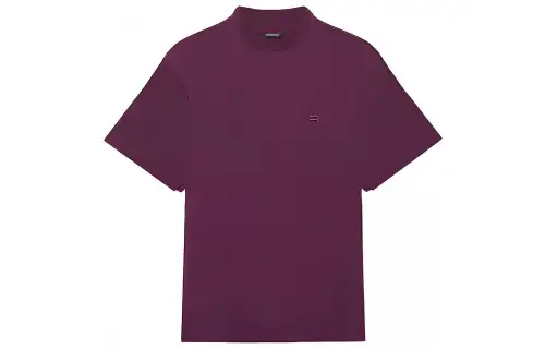 Balenciaga T Shirt Women's Purple Loose Fit