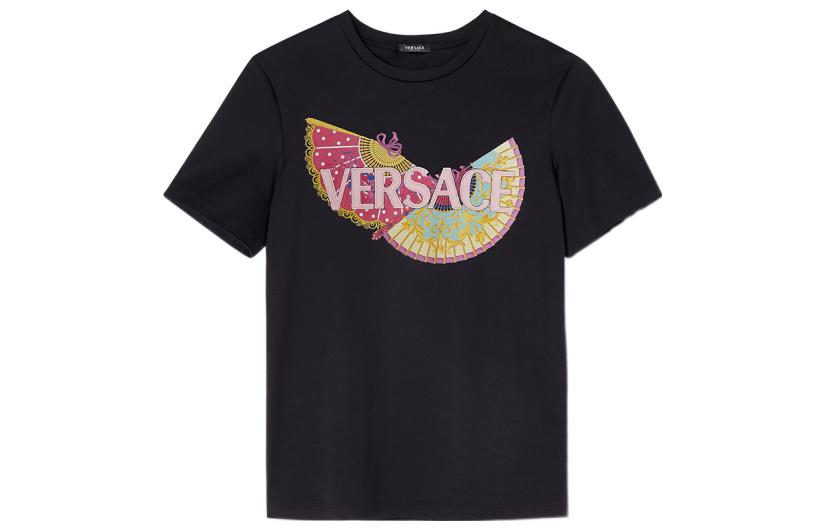 Женская футболка Versace FW22 (черная)