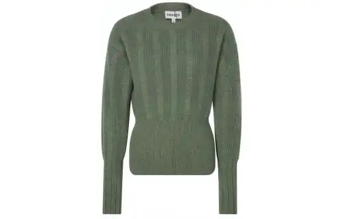 KENZO Sweaters Women's Green Crew Neck Moderate Other