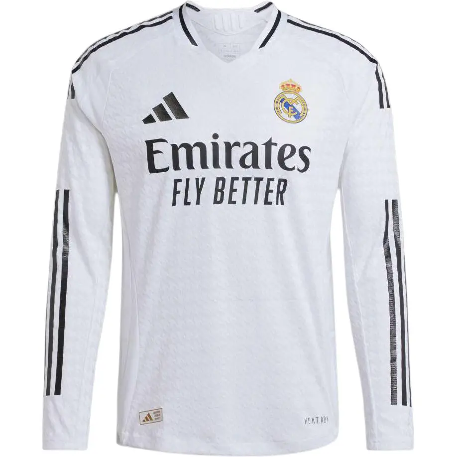 Adidas Real Madrid REAL MADRID AUTHENTIC JERSEY Soccer Jersey Player Edition Men's White