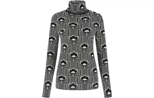 PRADA Sweaters Women's Black Turtleneck Moderate Other