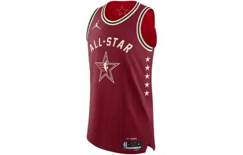 Jordan Basketball Jersey LEBRON James Size 23 2024 All Star Player Edition Men's Dark Red