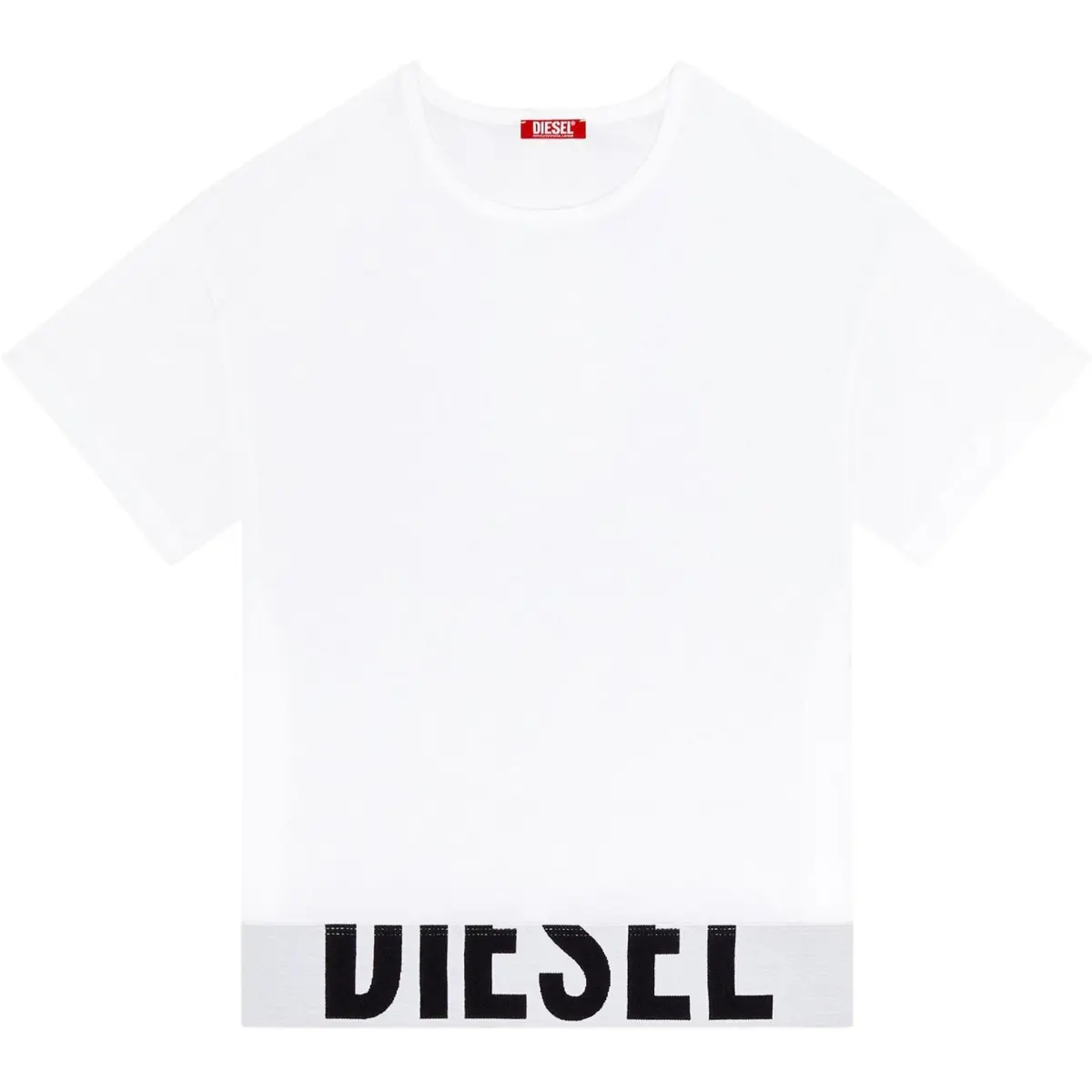 Diesel Logo Waistband Sporty Cropped Top