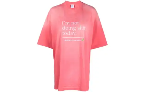 Vetements T Shirt Women's Light Pink