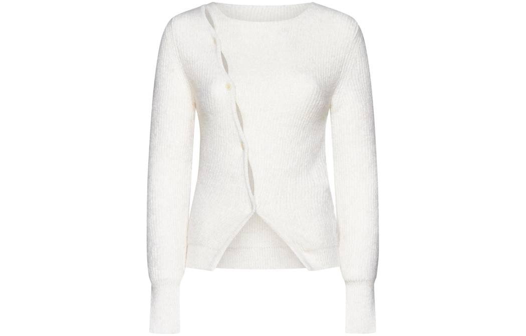 Jacquemus La Maille Pau Asymmetric Cardigan