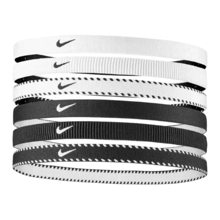 Nike Hair Bands Unisex Black White