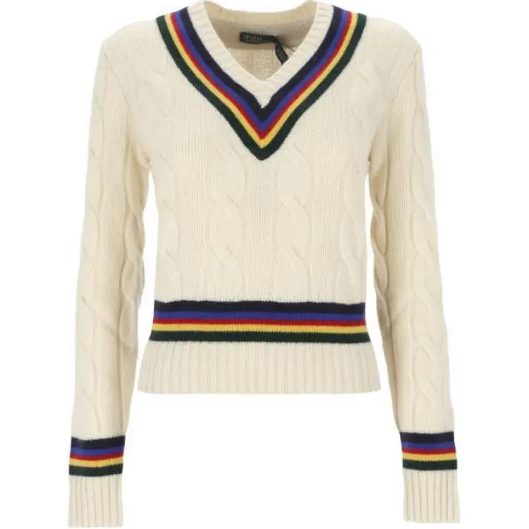 Ralph Lauren Cable-Knit Cricket Jumper