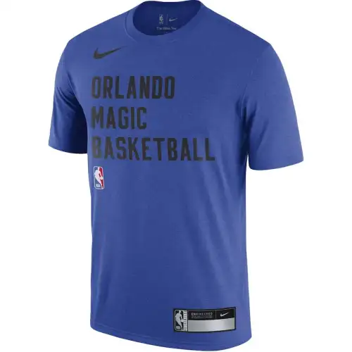 Nike Breathable basketball blue football uniform with a round collar, 2023