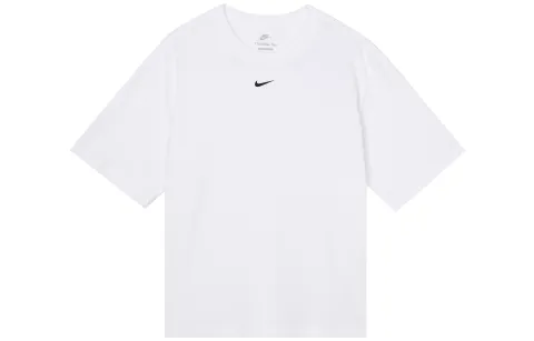 Nike Sportswear Essentials T-Shirts Women's White Crew Neck Moderate